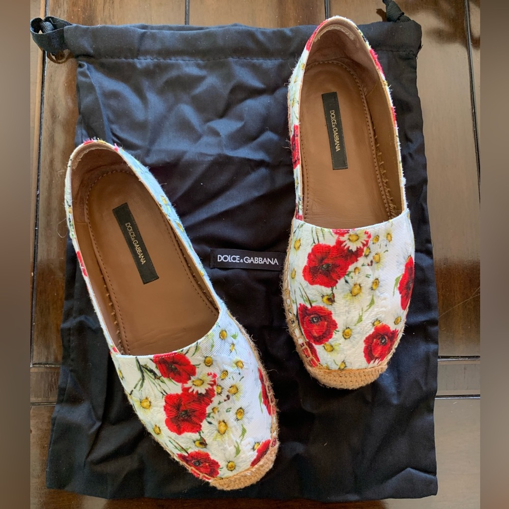 dolce and gabbana espadrilles size 6